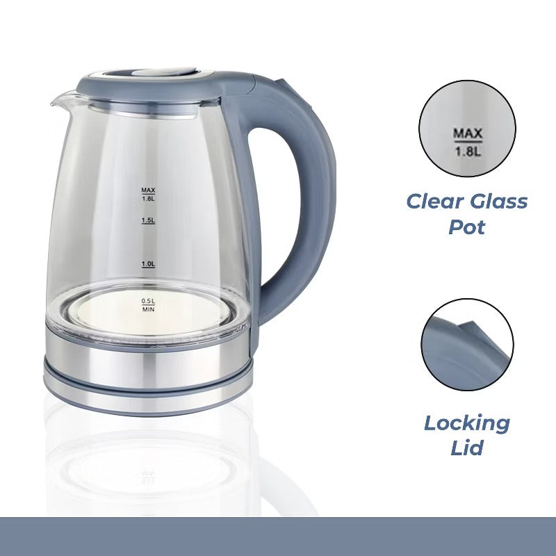 Lumme Glass Kettle 1.8Lt