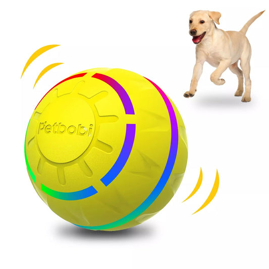 Petbobi Interactive Toy Dog Ball for Medium and Large Dogs, Active Rolling Ball for Dogs