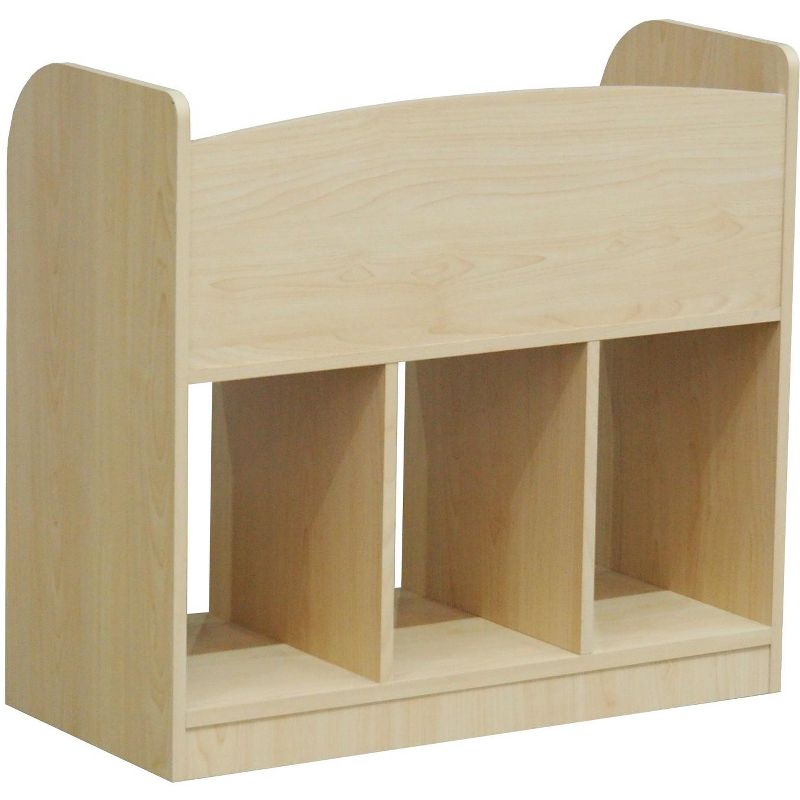 Kings Brand Furniture Darby Magazine/Bookshelf with Toy Storage, Natural