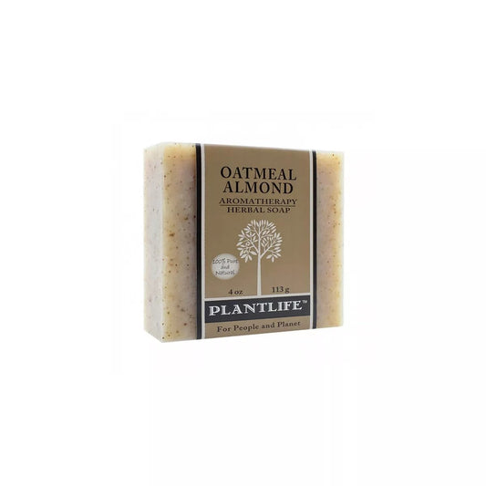 Plantlife Oatmeal Almond Bar Soap – Moisturizing, Soothing, Handcrafted, Plant-Based