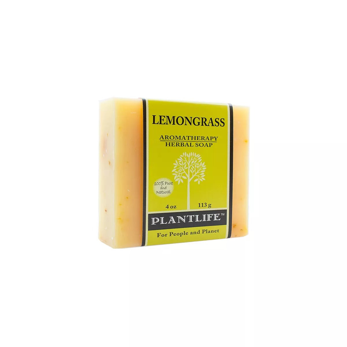 Plantlife Lemongrass Bar Soap – Moisturizing, Soothing, Handcrafted, Plant-Based