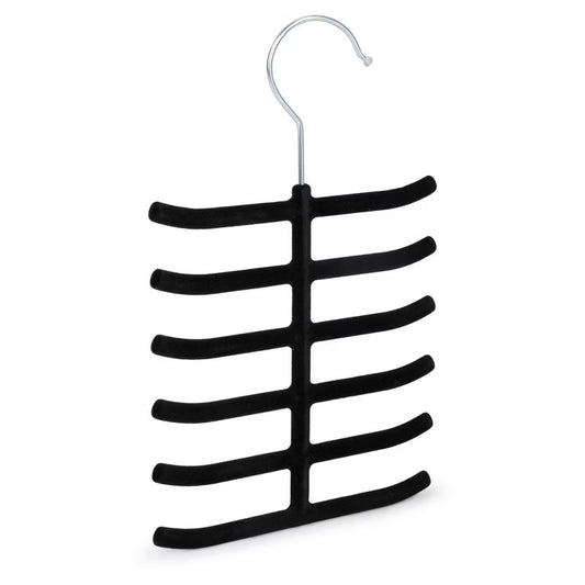 Elle Non-Slip Velvet Tie Hangers