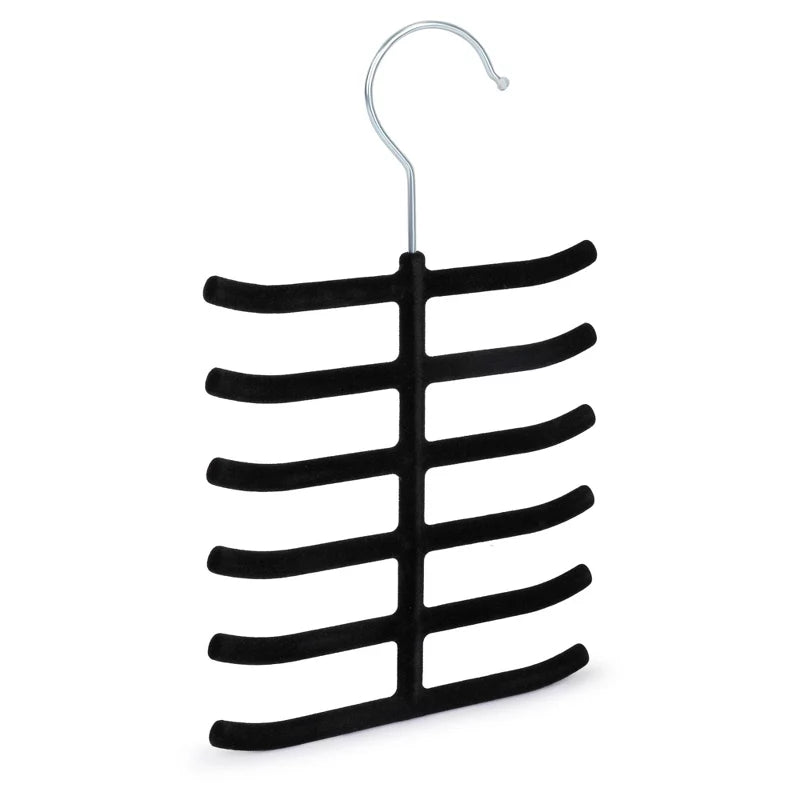 Elle Non-Slip Velvet Tie Hangers