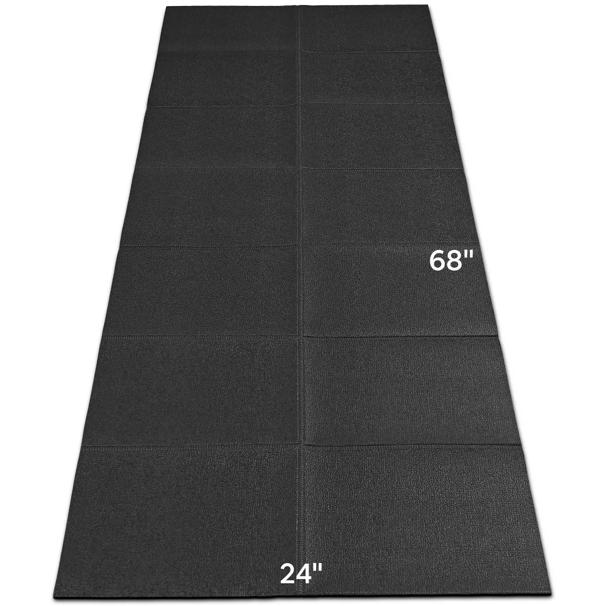 Redliro Foldable Rubber Treadmill Mat, Non-Slip Walking Pad Mats