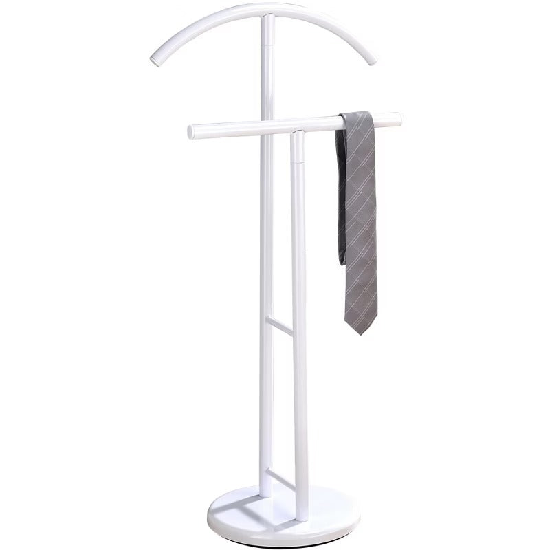 Kings Brand Furniture - Meadut Metal Suit Wardrobe Valet Stand, White