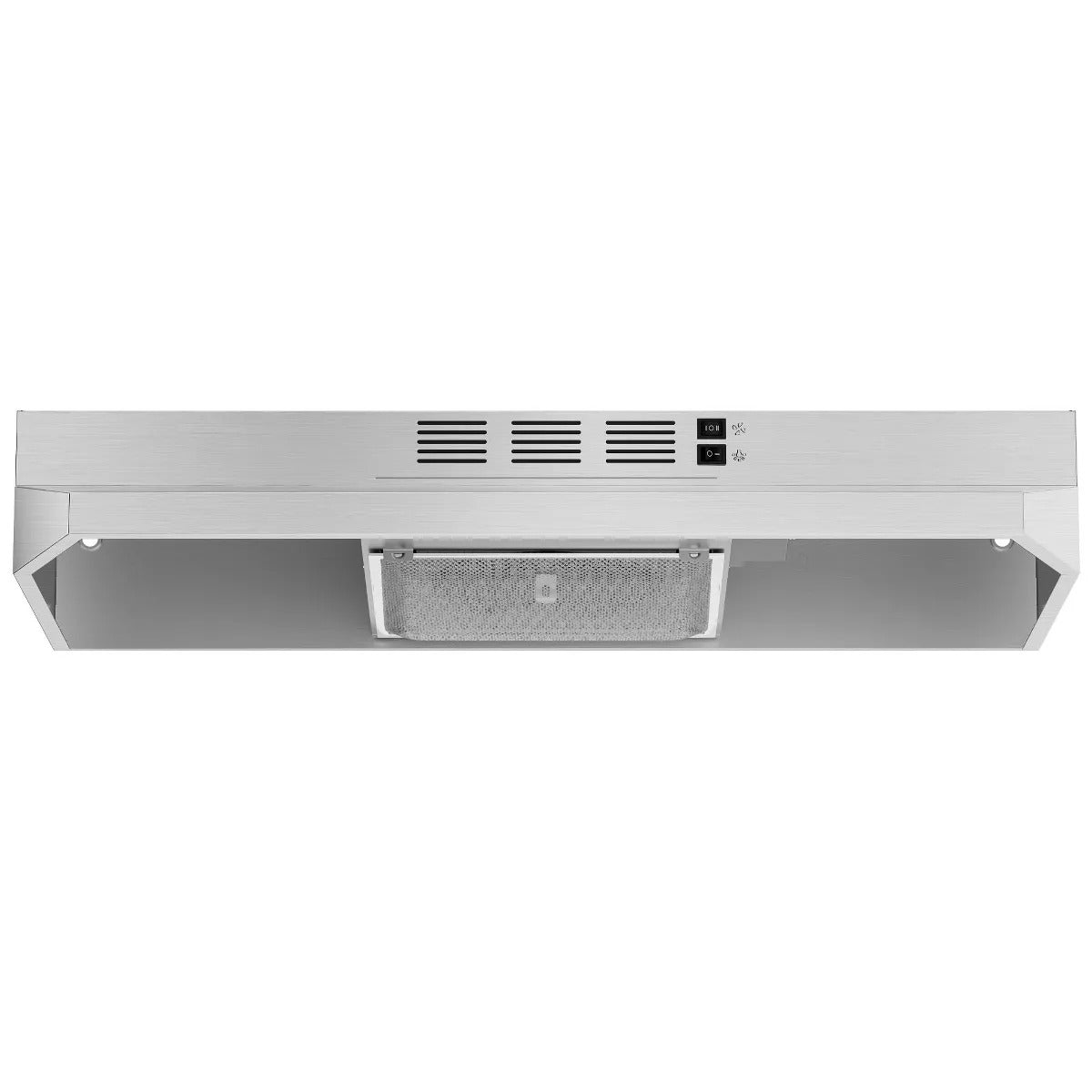 Simzlife 30 inch Ductless Under Cabinet Range Hood with 2 Speed Exhaust Fan