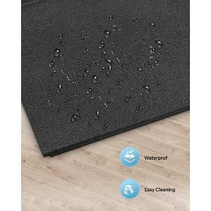 Redliro Foldable Rubber Treadmill Mat, Non-Slip Walking Pad Mats