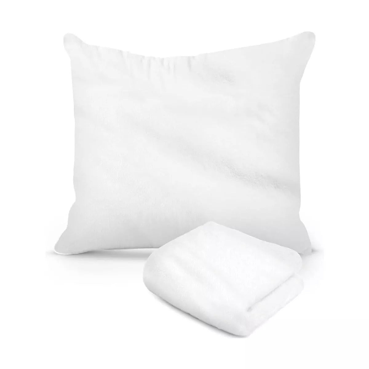 Continental Bedding Feather Proof, Waterproof and Down Proof Zippered Fleece Pillow Protectors Pack of 1