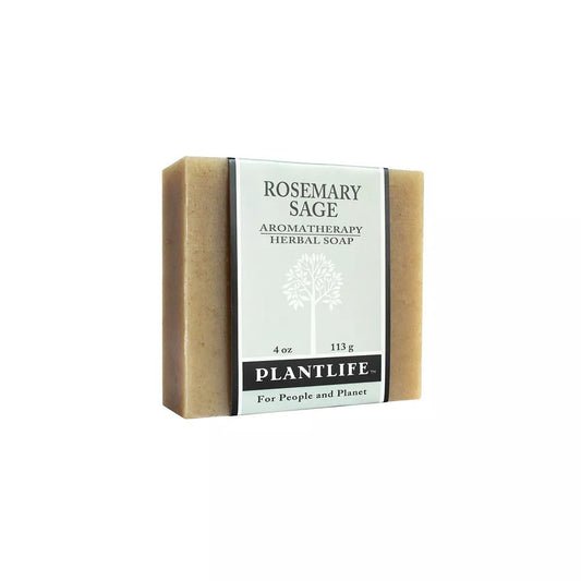 Plantlife Rosemary Sage Bar Soap – Moisturizing, Soothing, Handcrafted, Plant-Based