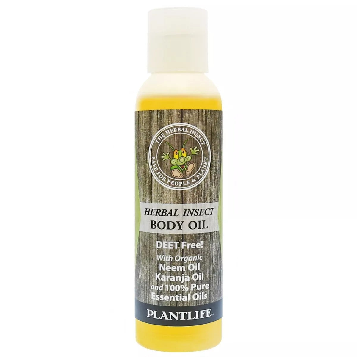 Plantlife Herbal Body Oil with Neem - Natural Insect Repellant - 4 oz