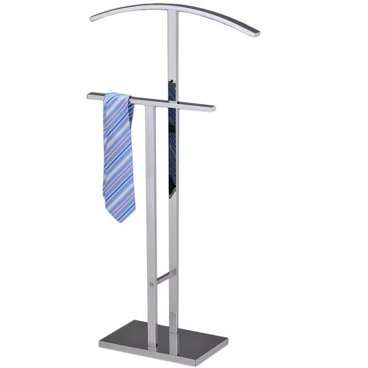 Kings Brand Furniture - Dossi Metal Suit Valet Stand, Clothes Rack, Clothing Organizer, Jacket Hanger, Tie Hanger