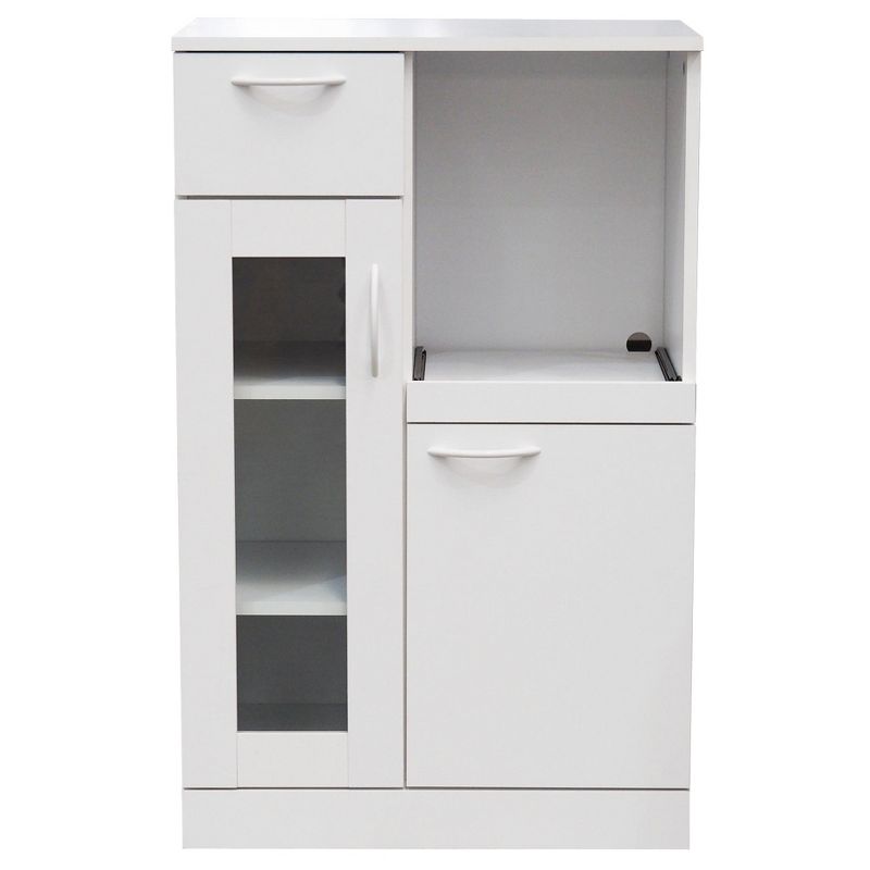 Kings Brand Furniture Lewiston Kitchen Storage Cabinet, White