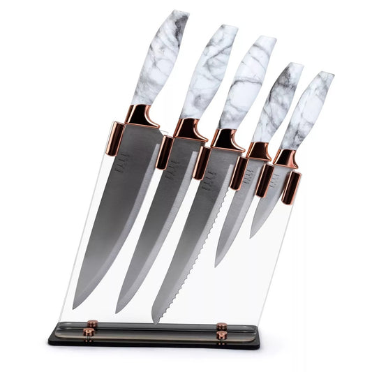 Elle 5-Piece Professional Kitchen Knife Set