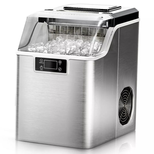 Simzlife Ice Cube Maker Machine Countertop, 45Lbs/Day 24 Pcs