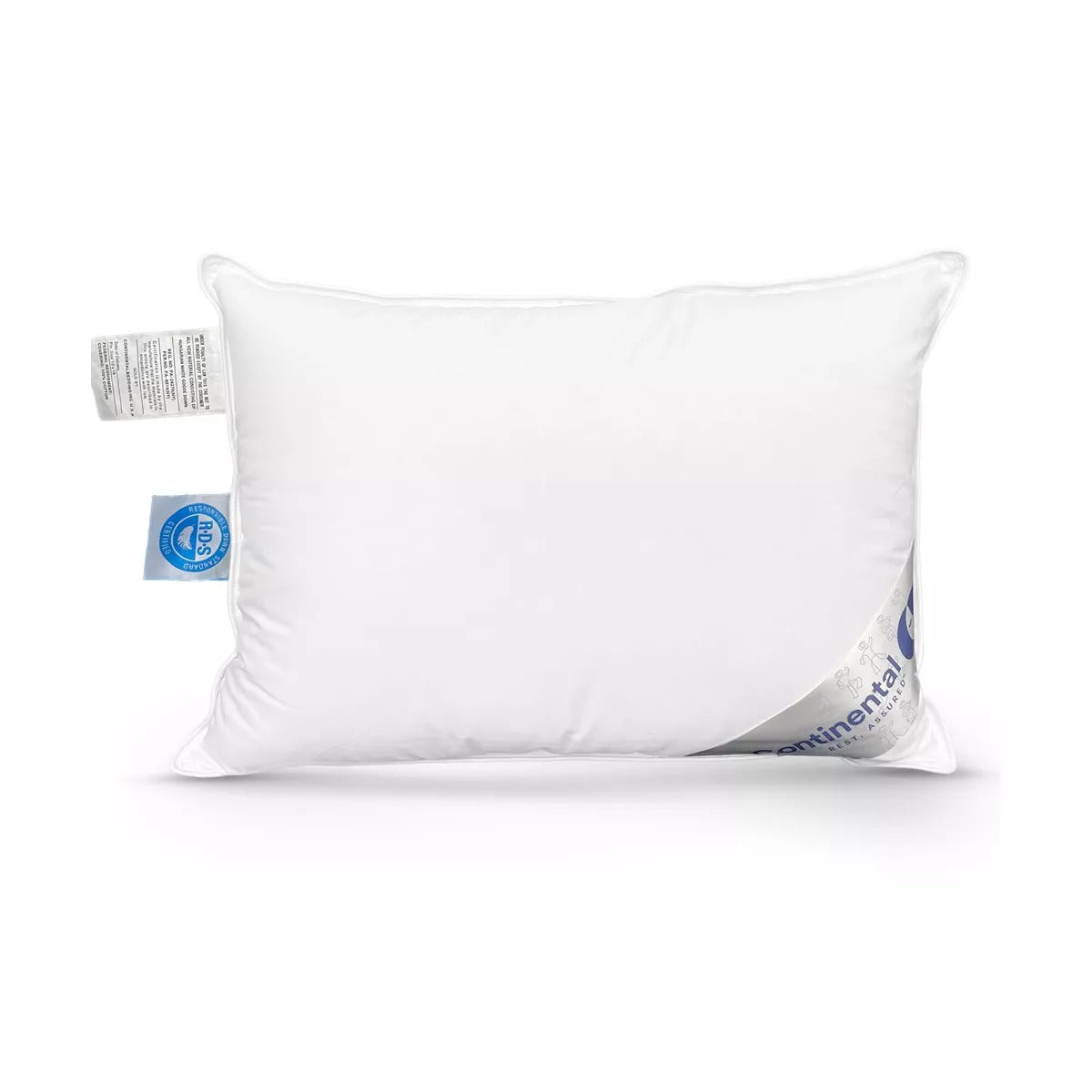 Continental Bedding Toddler Pillow Polyester Fill 13x18 Inch Pack of 1