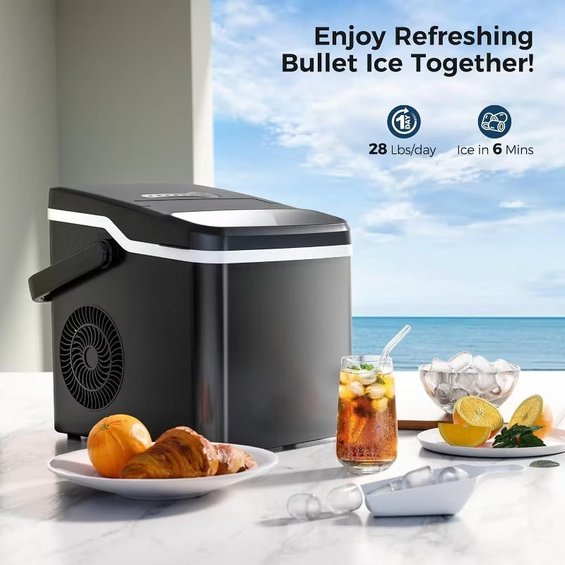 R.W.FLAME Ice Makers Countertop , Collapsible Portable Countertop Ice Maker