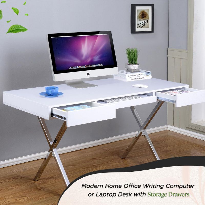 Kings Brand Furniture Logan Home Office Desk