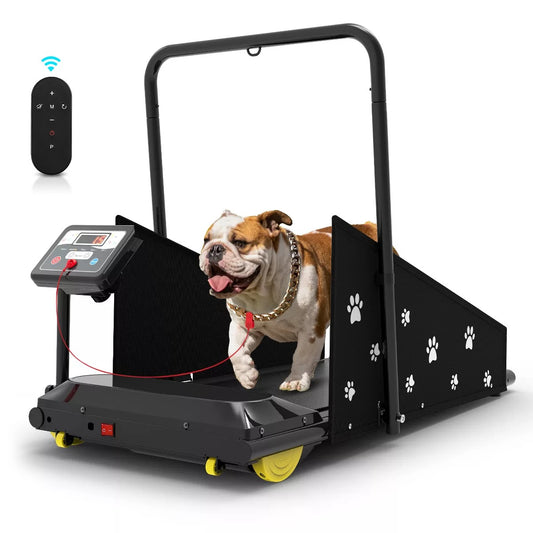 REDLIRO Dog Treadmill, Indoor Pet Fitness Machine for Small & Medium Dogs, 265LB