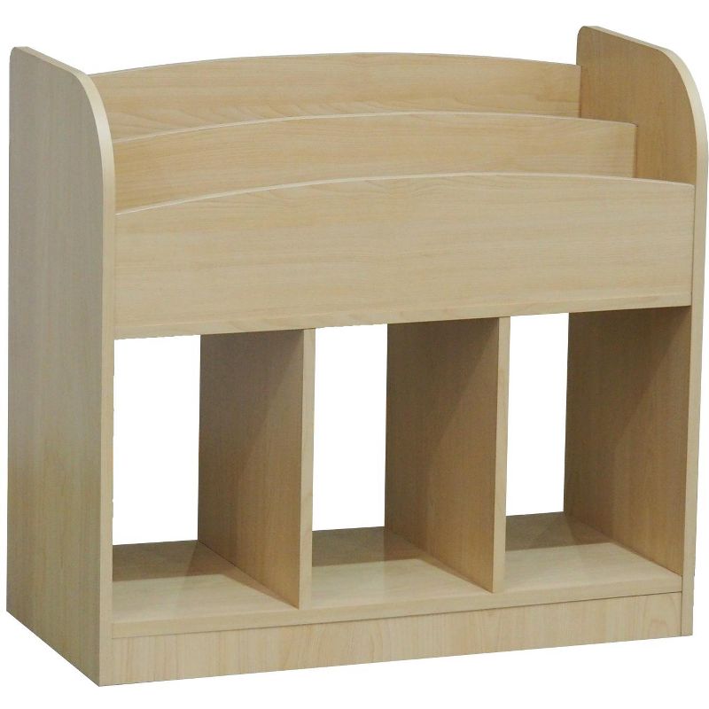 Kings Brand Furniture Darby Magazine/Bookshelf with Toy Storage, Natural