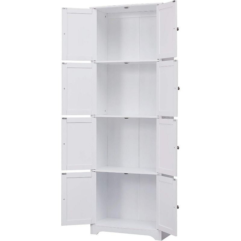 Kings Brand Furniture - Lyons 4-Tier 68" Kitchen Pantry Storage Cabinet with 8 Doors