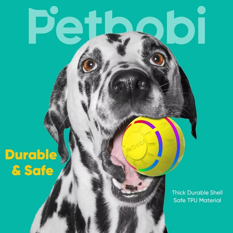 Petbobi Interactive Toy Dog Ball for Medium and Large Dogs, Active Rolling Ball for Dogs