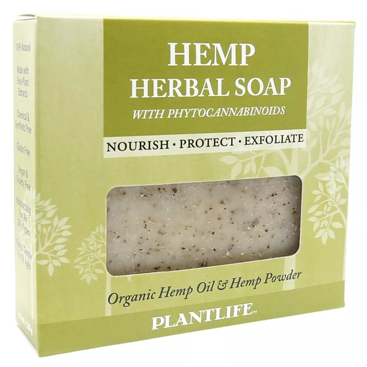 Plantlife Vegan Hemp Soap Bar – Moisturizing, Soothing, Handcrafted, Plant-Based