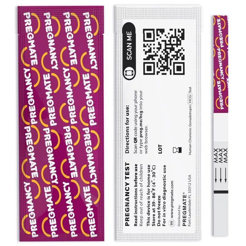 Pregmate Pregnancy Test Strips - 50ct