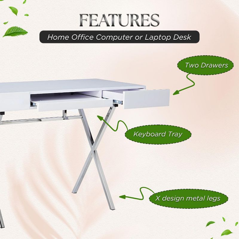 Kings Brand Furniture Logan Home Office Desk