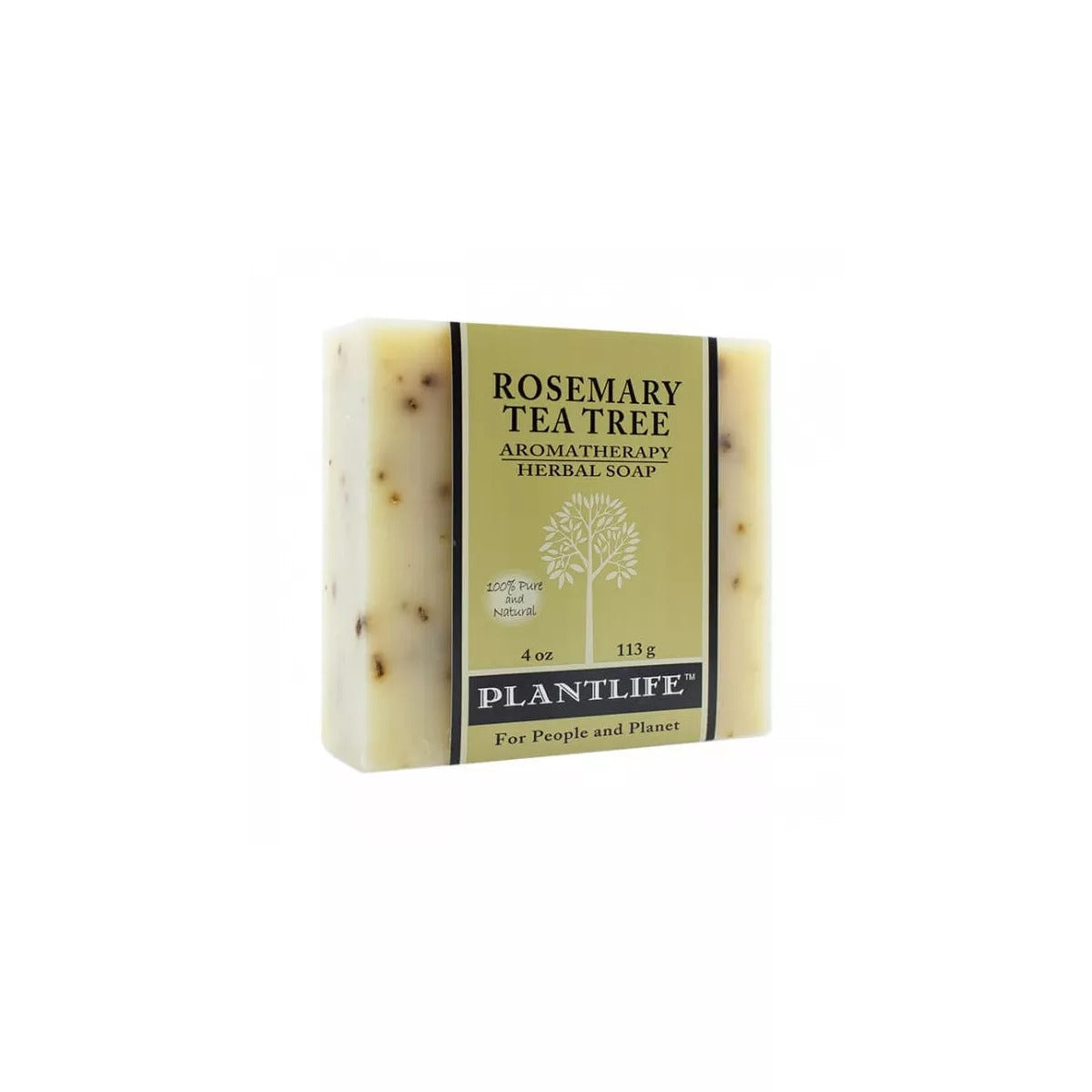 Plantlife Rosemary Tea Tree Bar Soap – Moisturizing, Soothing, Handcrafted, Plant-Based