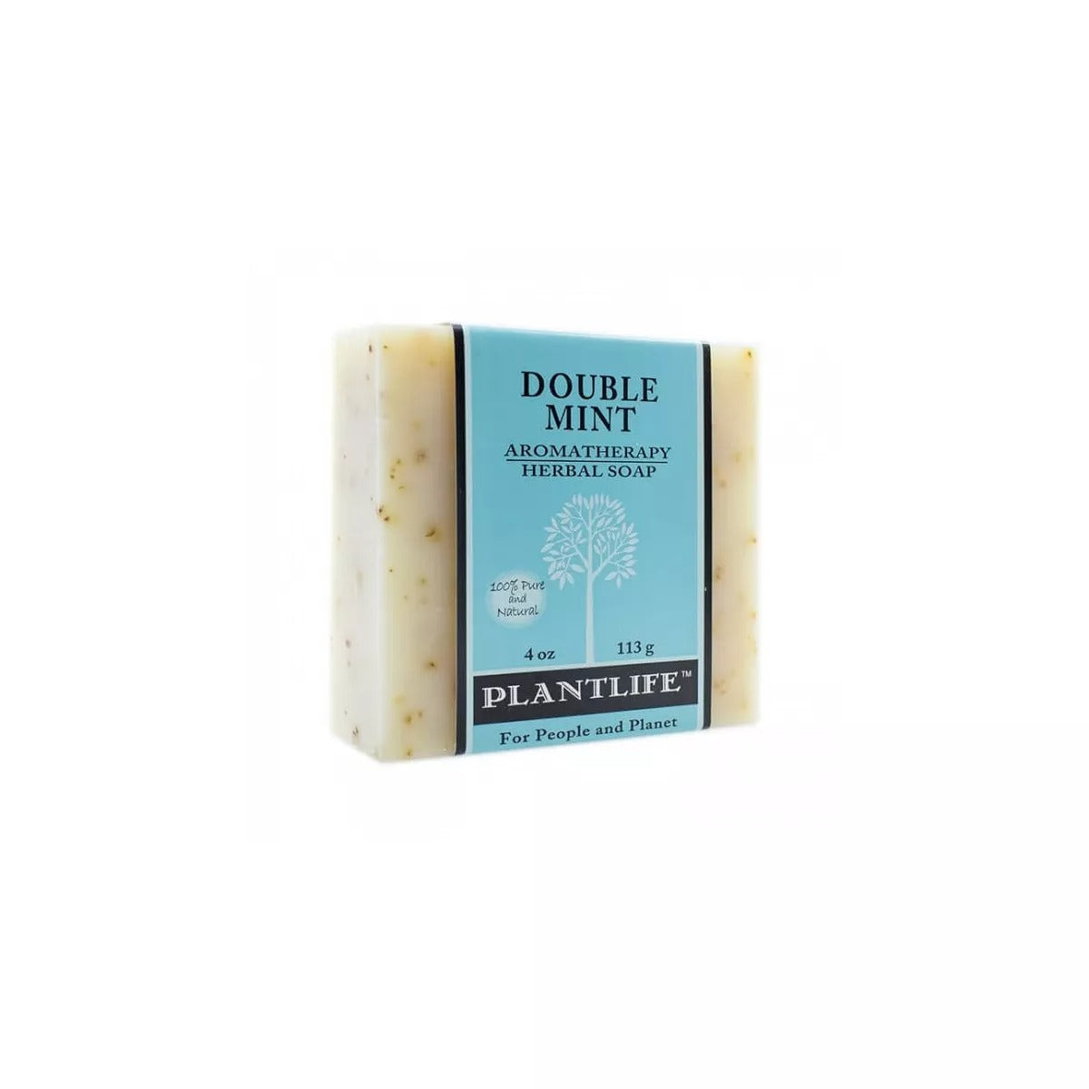 Plantlife Double Mint Bar Soap – Moisturizing, Soothing, Handcrafted, Plant-Based – Made in California, 4oz