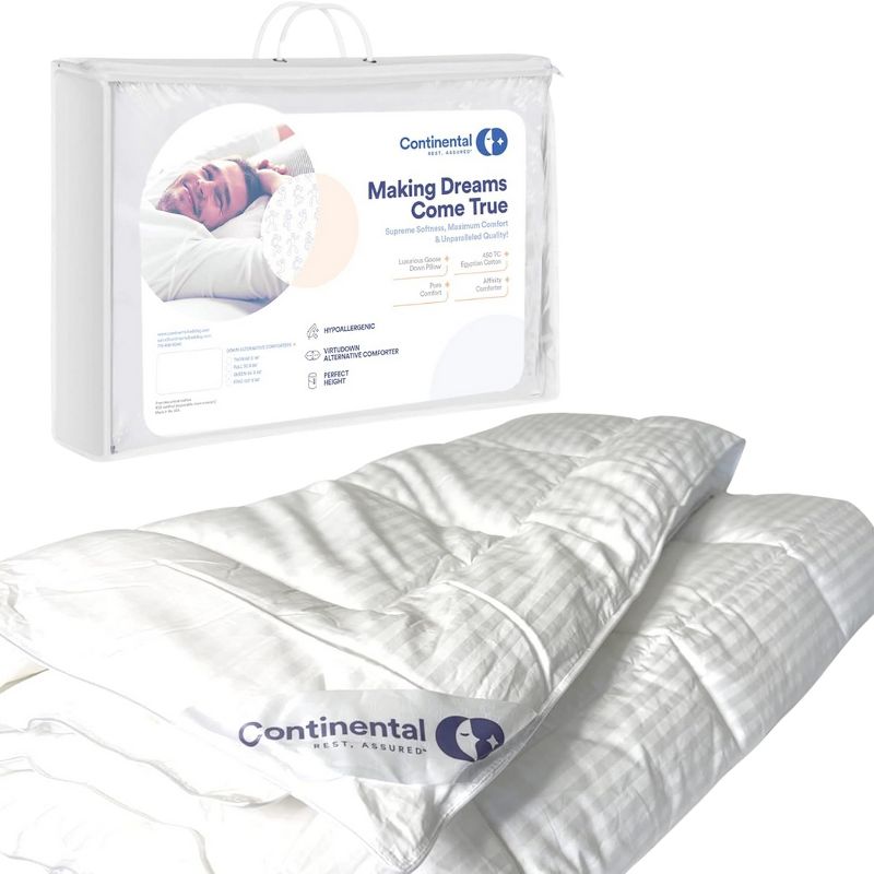 Continental Bedding Affinity All Season Down Alternative Duvet Insert Comforter