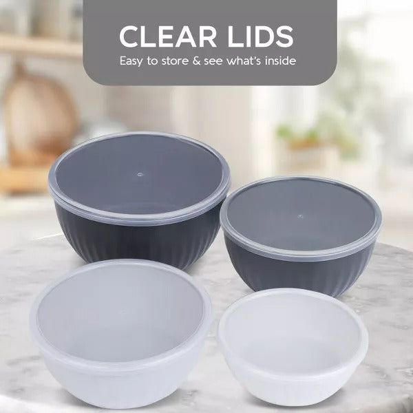 Elle 4 Pc Plastic Storage Container Set