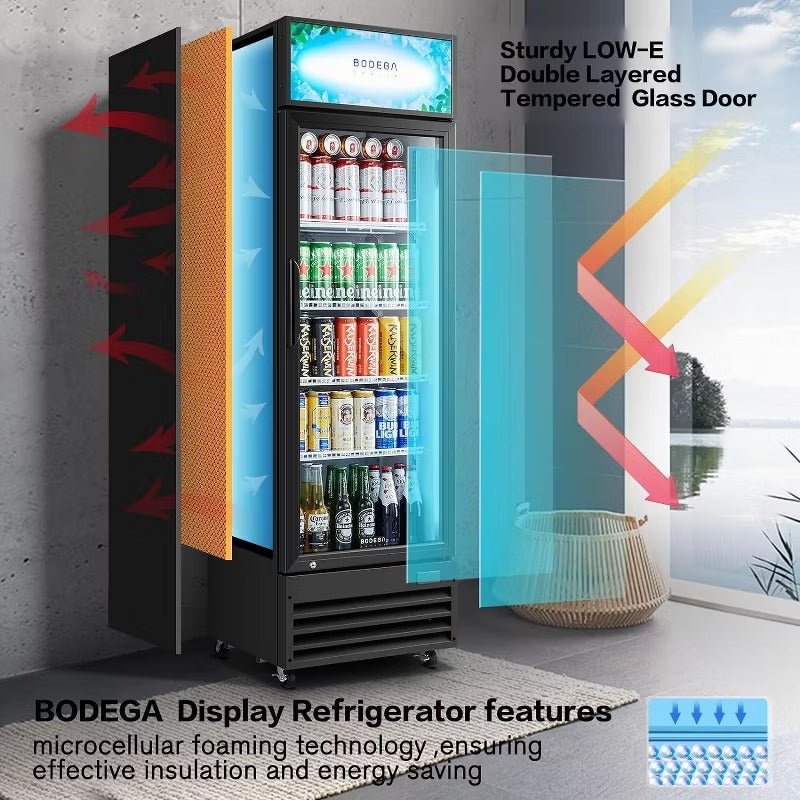 BODEGA COOLER Upright Beverage Display Cooler