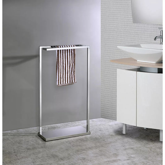 Kings Brand Furniture - 3 Tier Chrome Metal Freestanding Towel Rack Stand for Bathroom, Bedroom, Laundry Room