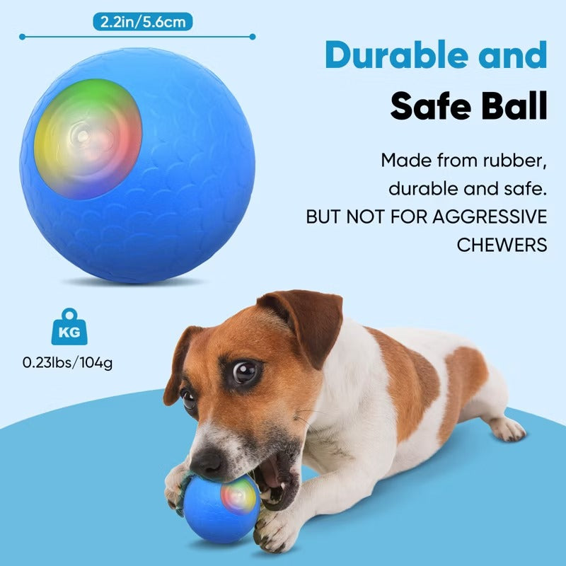 Petbobi Interactive Dog Ball Toy, Auto Rolling & Bouncing Ball for Small to Medium Dogs