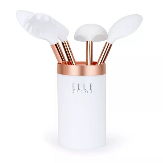 Elle Decor 6-Piece Nylon Silicone Kitchen Utensil Set