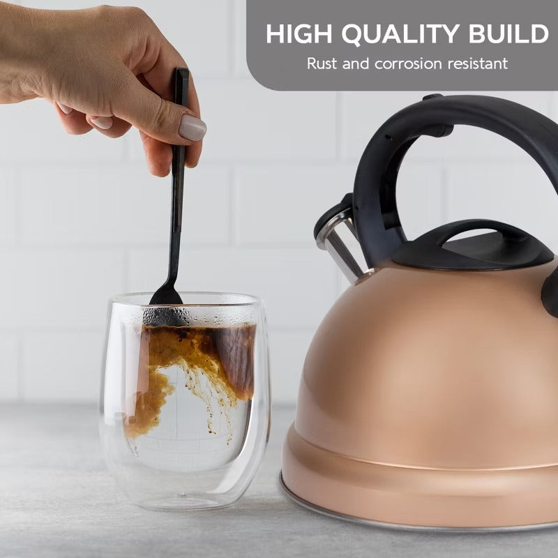 3 Qt Heavy Duty Stainless Steel Whistling Tea Kettle