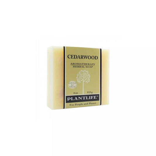 Plantlife Cedarwood Bar Soap - Moisturizing and Soothing Soap for Your Skin