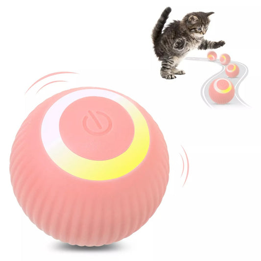 Petbobi Interactive Cat Toys, Ball Automatic Rolling with LED Light