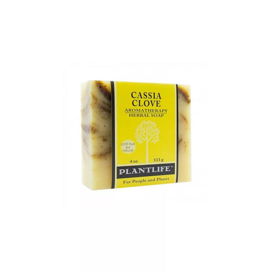 Plantlife Cassia Clove Bar Soap – Moisturizing, Soothing, Handcrafted, Plant-Based – Made in California, 4oz