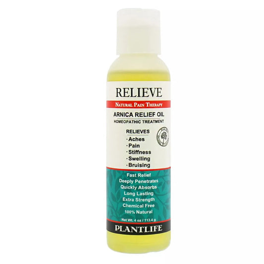 Plantlife Arnica Relieve Oil – Homeopathic Pain Relief, Fast & Effective for Everyday Use