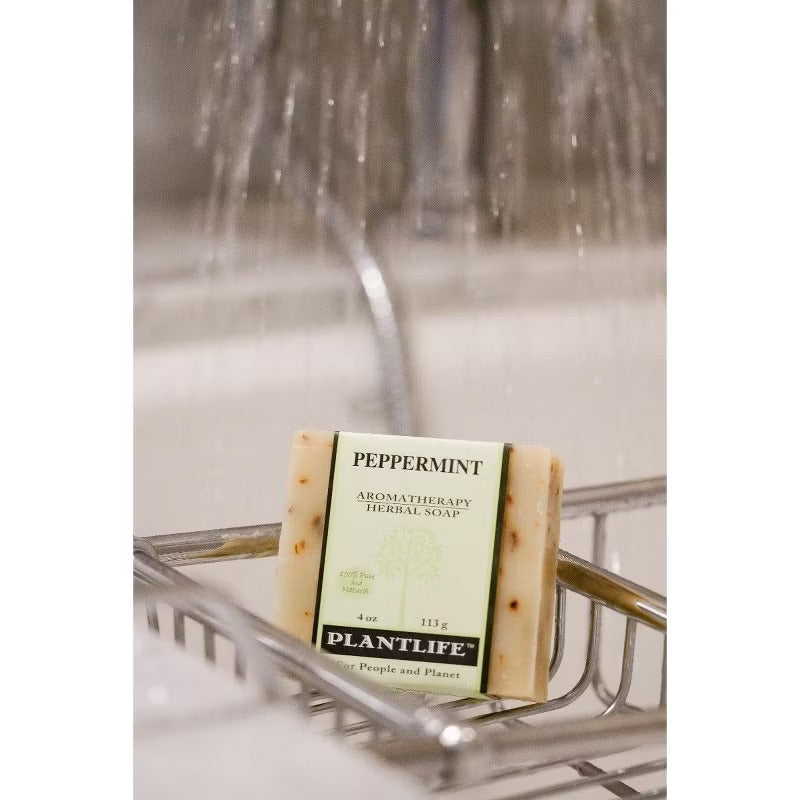 Plantlife Peppermint Bar Soap - Moisturizing and Soothing Soap for Your Skin