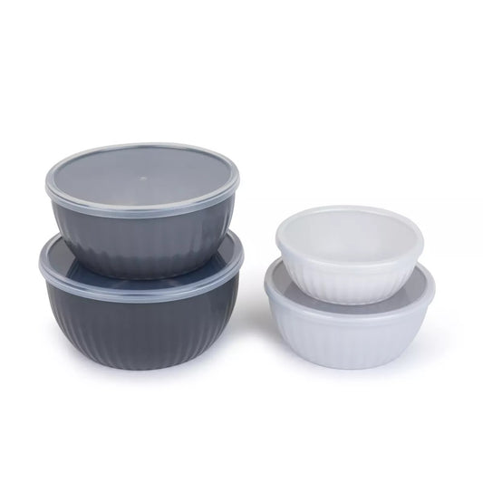 Elle 4 Pc Plastic Storage Container Set