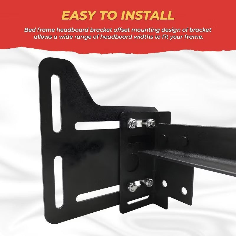 Kings Brand Furniture - Bed Frame Brackets Adapter for Headboard Set of 2