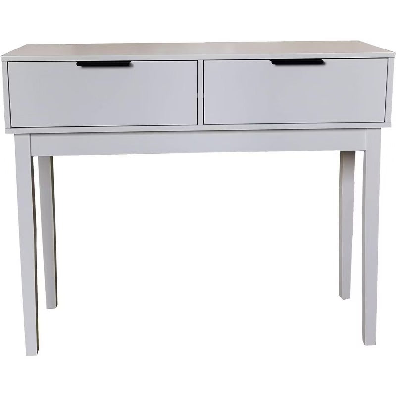 Kings Brand Furniture - Atmore Modern Console Sofa Entry Table with 2 Storage Drawers, White