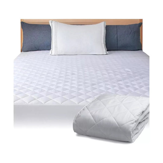 Continental Bedding Quilted Microfiber Fitted Mattress Pad Protector Sheet Cover - Size