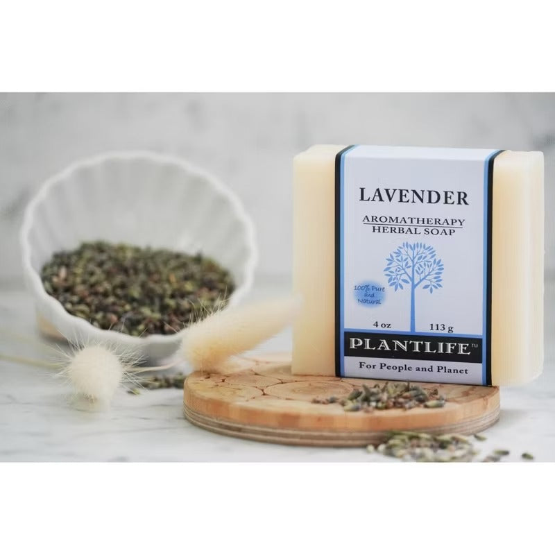 Plantlife Lavender Bar Soap - Moisturizing and Soothing Soap for Your Skin