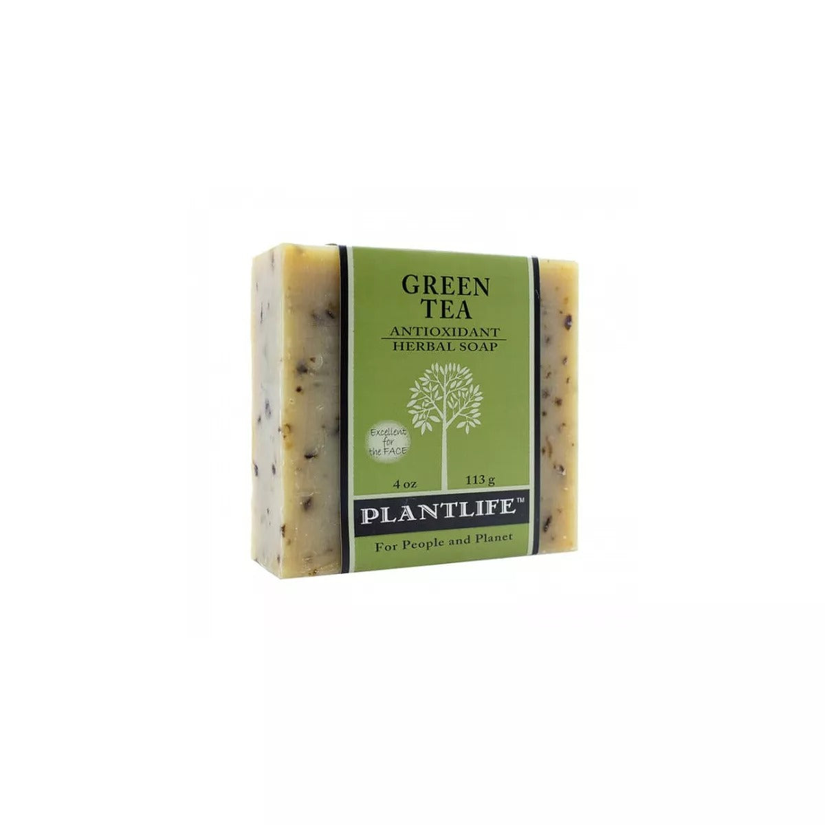 Plantlife Green Tea Bar Soap – Moisturizing, Soothing, Handcrafted, Plant-Based – Made in California, 4oz