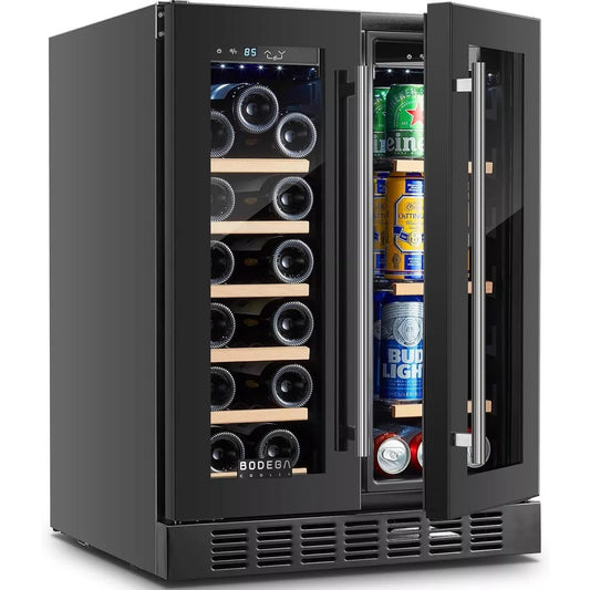 BODEGA 24 Inch Beverage Refrigerator 2 In 1