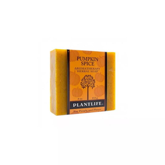 Plantlife Pumpkin Spice Bar Soap – Moisturizing, Soothing, Handcrafted, Plant-Based